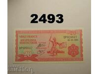 Μπουρούντι 20 φράγκα 2005