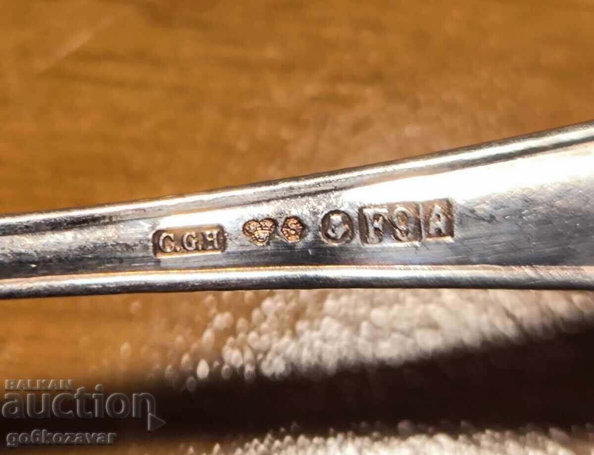 Auction  Set of old silver spoons Sweden! Silver hallmarks 0.950
