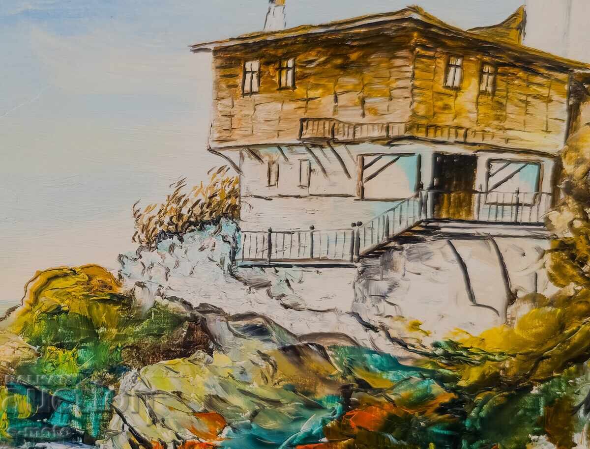 Auction  Oil painting, seascape, 2006