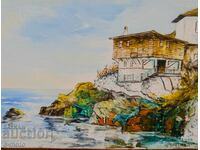 Oil painting, seascape, 2006