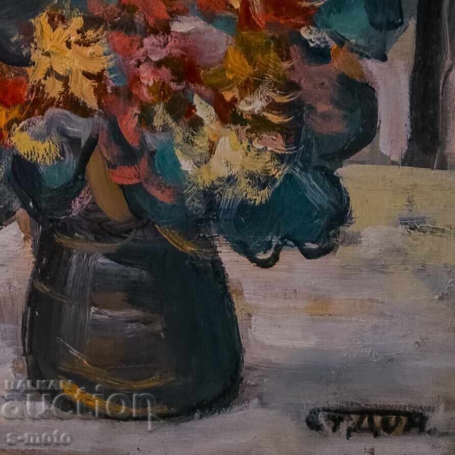 Stoyan Domuschiev/ 1935 - 2021 uleiuri pe pânză natură statică - 7 Stoyan Domuschiev/ 1935 - 2021 uleiuri pe pânză natură statică - 7