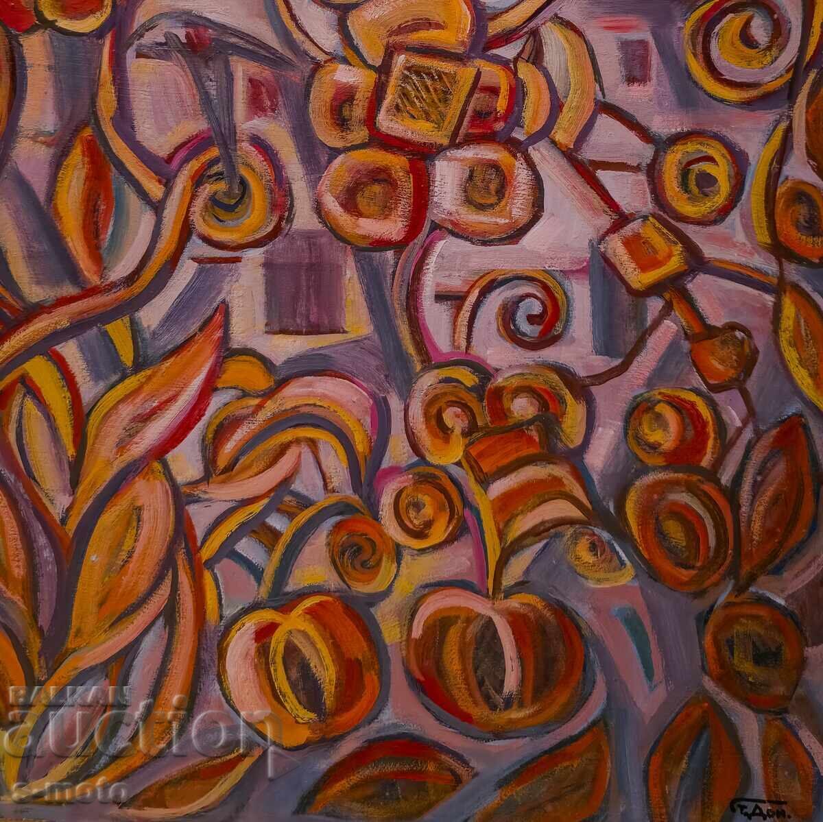 Στογιάν Ντομούστσιεφ/ 1935 - 2021 ελαιογραφία τοπίο - 6