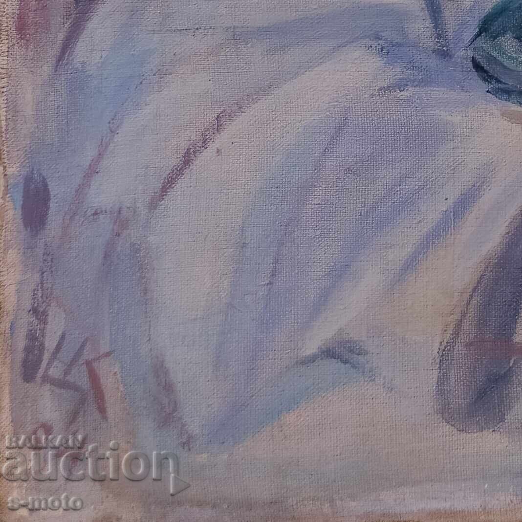 Tsvetana Kosturkova / 1914 - 2011 / oil portrait 1984 - 7