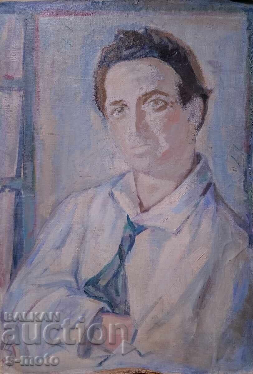 Tsvetana Kosturkova / 1914 - 2011 / oil portrait 1984