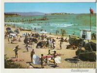 Картичка  България  Несебър Плажът 3*