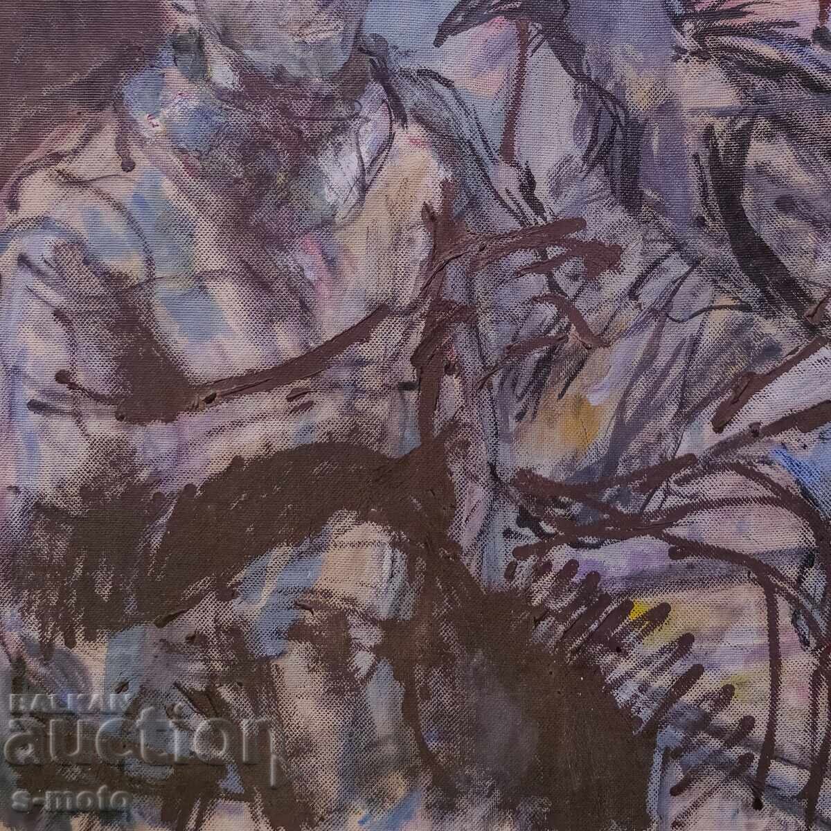 Доставка на Картина маслени бои портрет