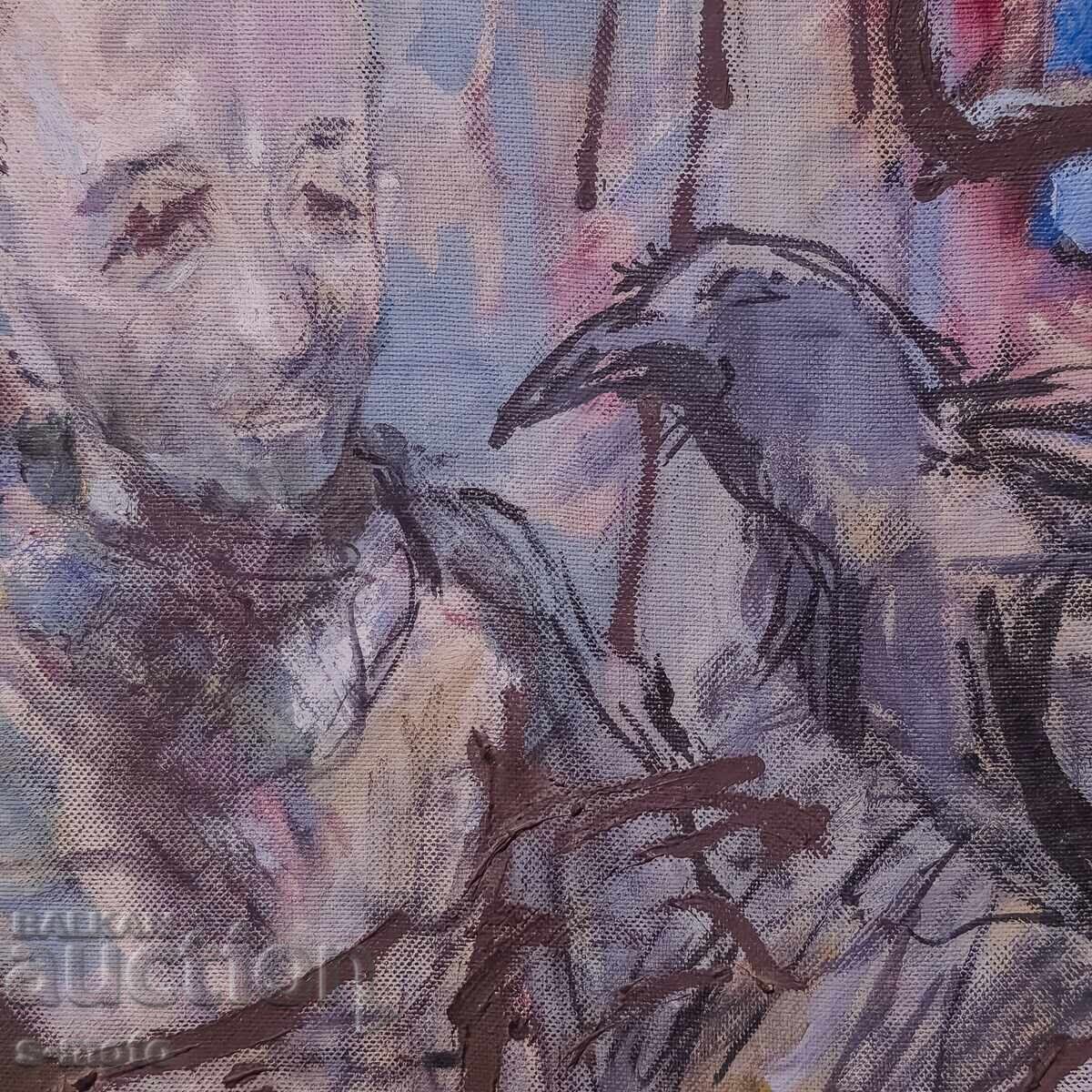Картина маслени бои портрет - 6