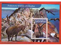 GIBRALTAR Gibraltar Capră Sălbatică NOMINAL 2.00 MNH BLOC
