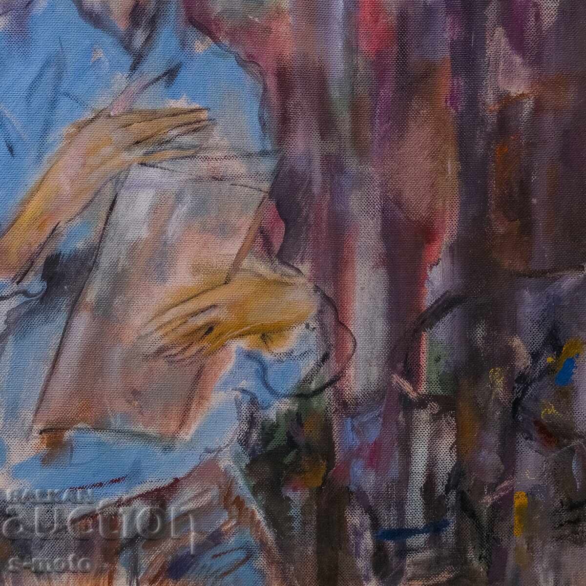 Картина маслени бои портрет - 6