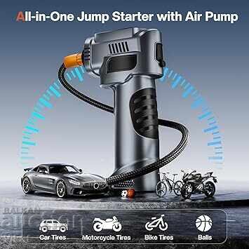 Delivery of Car starter and air compressor 5-in-1