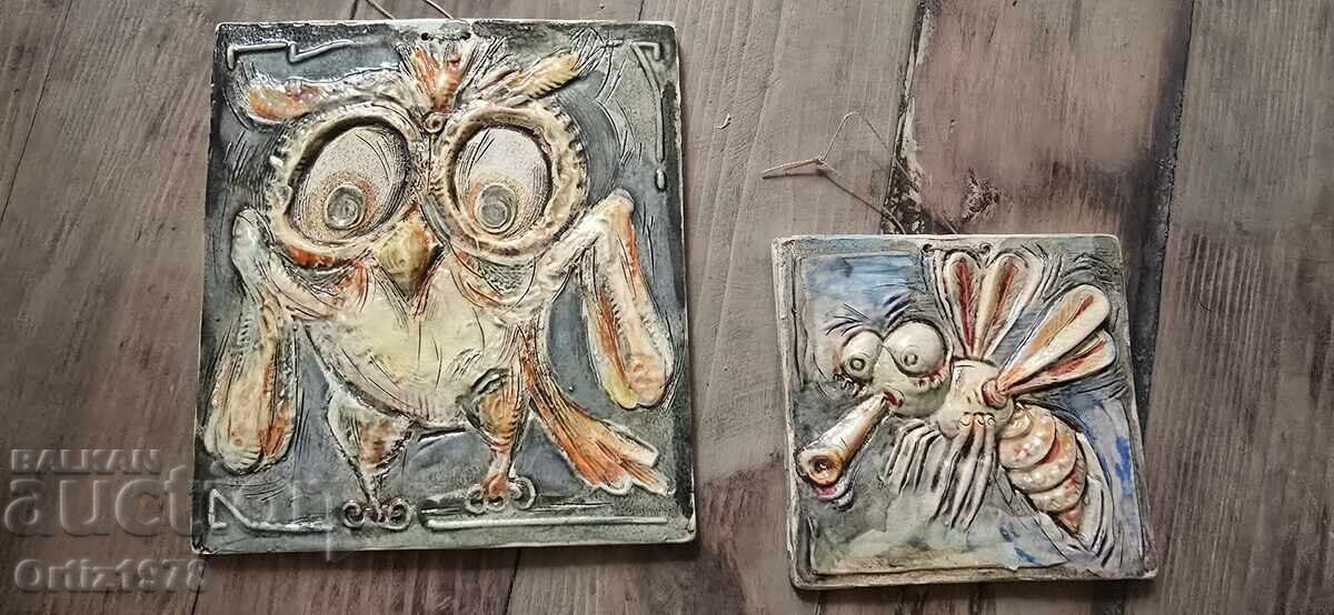 Доставка на Авторска керамика, подписани плочи за стена. Доставка на Авторска керамика, подписани плочи за стена.