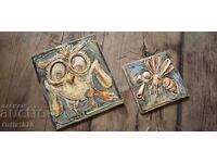 Ceramică de autor, plăci de perete semnate