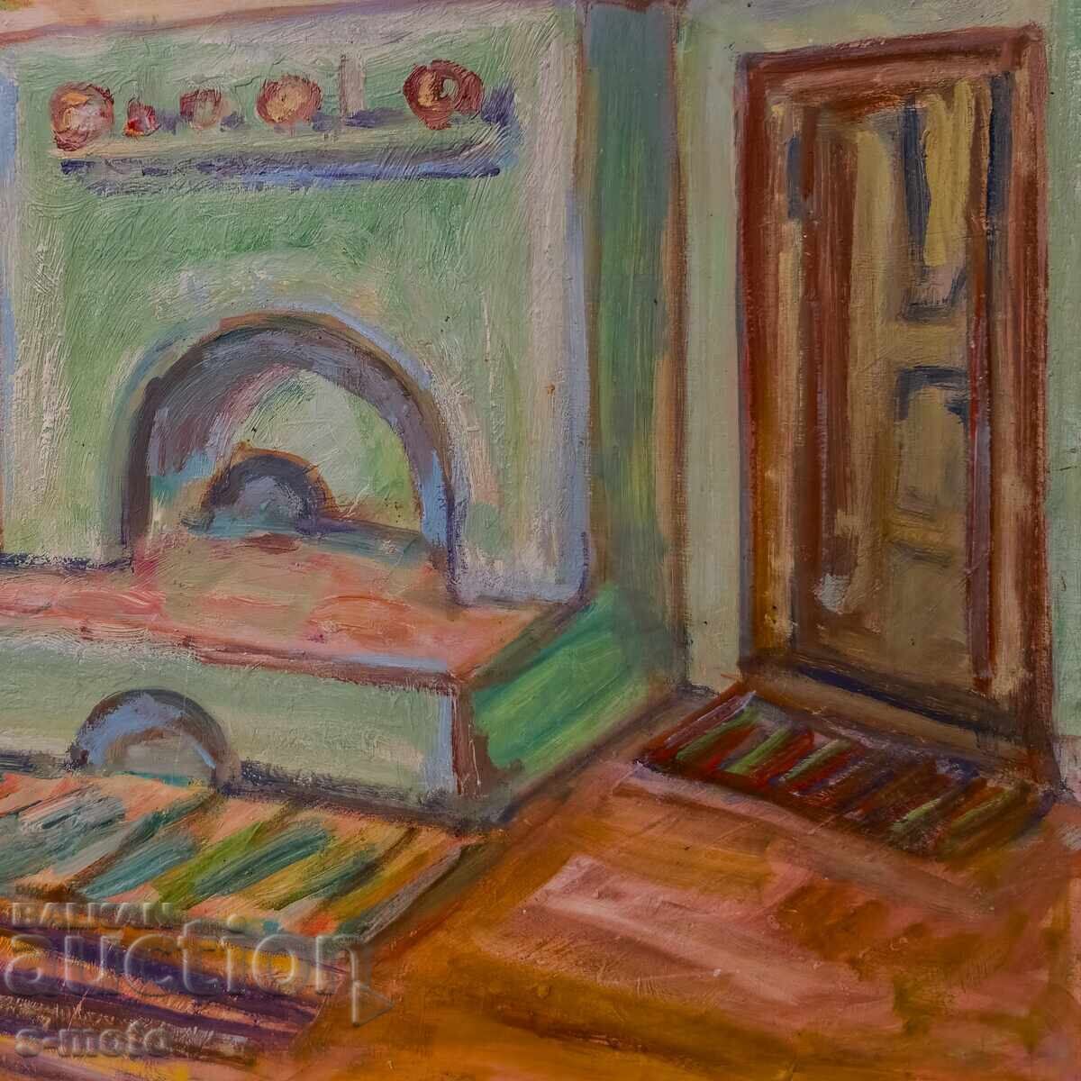 Tablou ulei pe pânză peisaj interior - 5