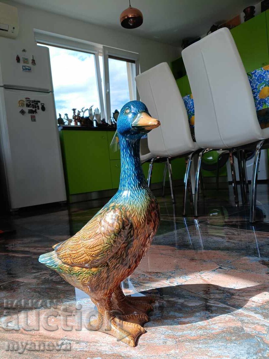 Porcelain figure of a duck, goose - 5