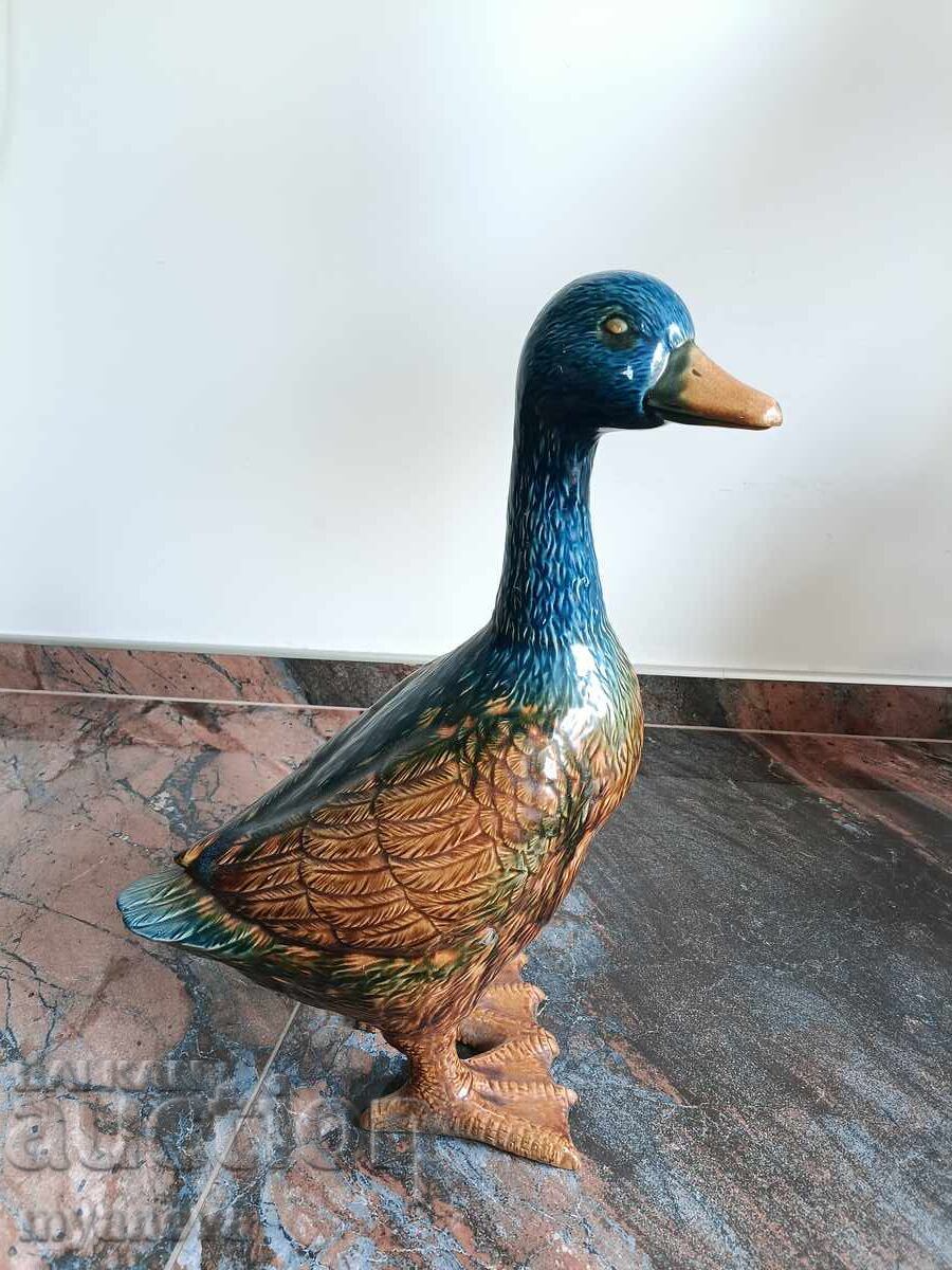 Porcelain figure of a duck, goose - 7