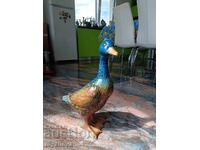 Porcelain figure of a duck, goose