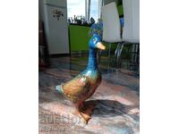 Porcelain figure of a duck, goose