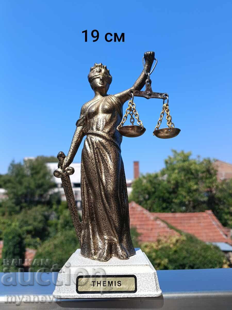 Δημοπρασία Θέμις, μεταλλικό, ελληνικό αγαλματίδιο