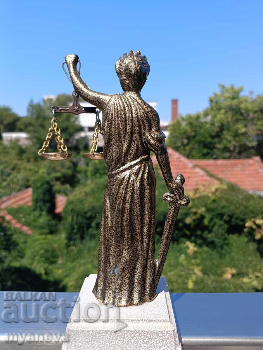 Παράδοση Θέμις, μεταλλικό, ελληνικό αγαλματίδιο