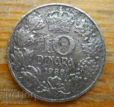 10 dinari 1938 - Iugoslavia
