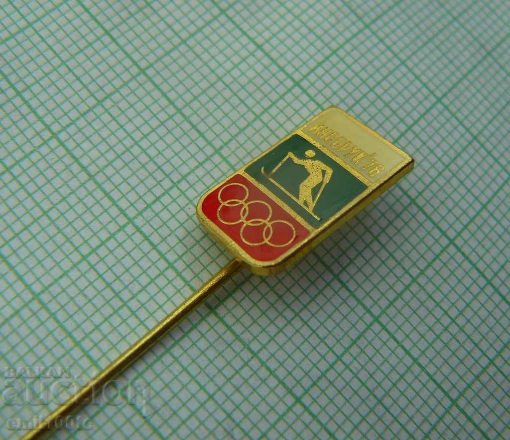 Badge - Innsbruck Winter Olympics 1976 with price 1.00 BGN | € 0.51