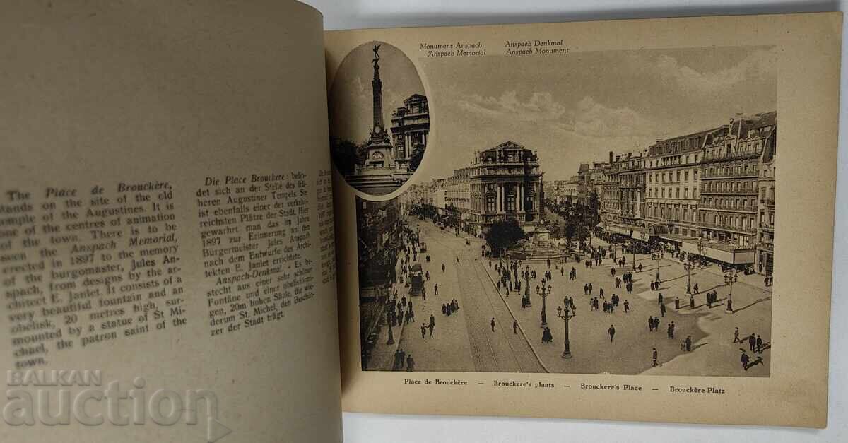 90-YEAR OLD ALBUM BRUSSELS SIGHTS 100 PAGES - 6