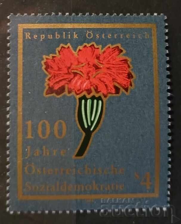 Австрия 1988 Годишнина/Цветя MNH