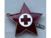 41585 Βουλγαρία κοκάρδα Ερυθρός Σταυρός Σώμα Υγειονομικής Υπηρεσίας