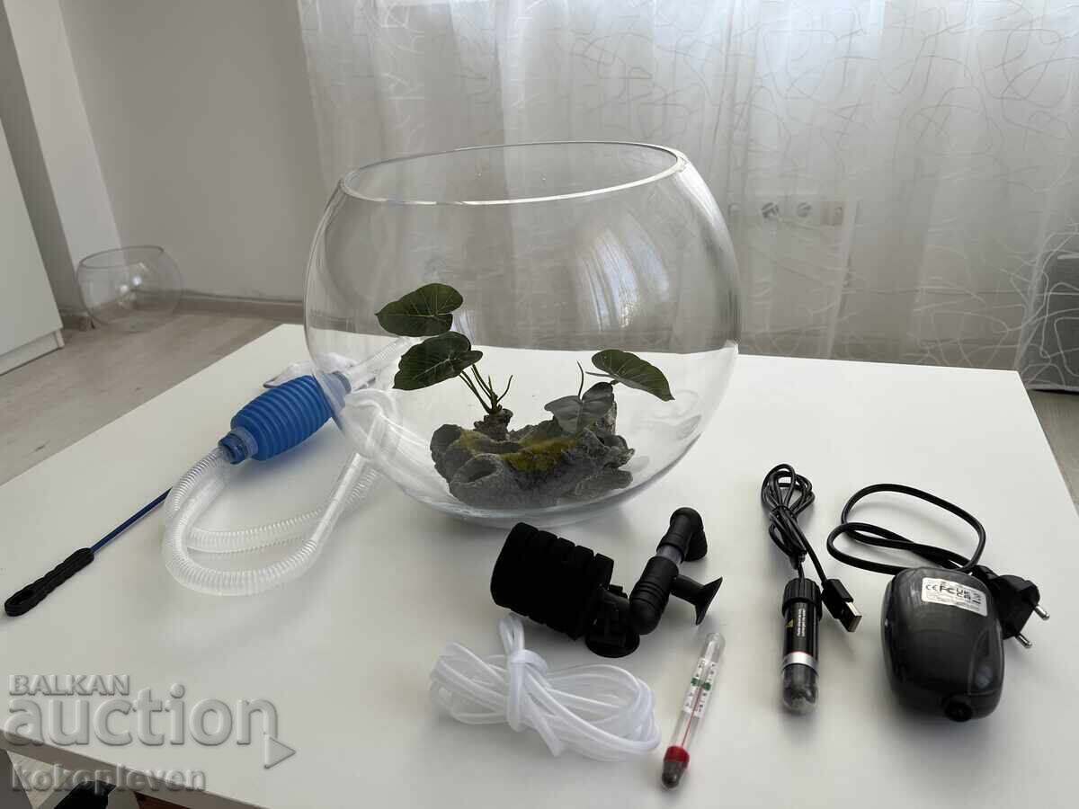Aquarium for fish 10lv Full Set Aquarium for fish 10lv Full Set