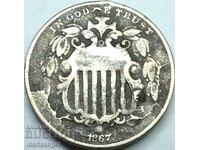 5 σεντς 1867 ΗΠΑ