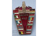 41591 Източна Германия концлагер Бухенвалд с флагове на стра