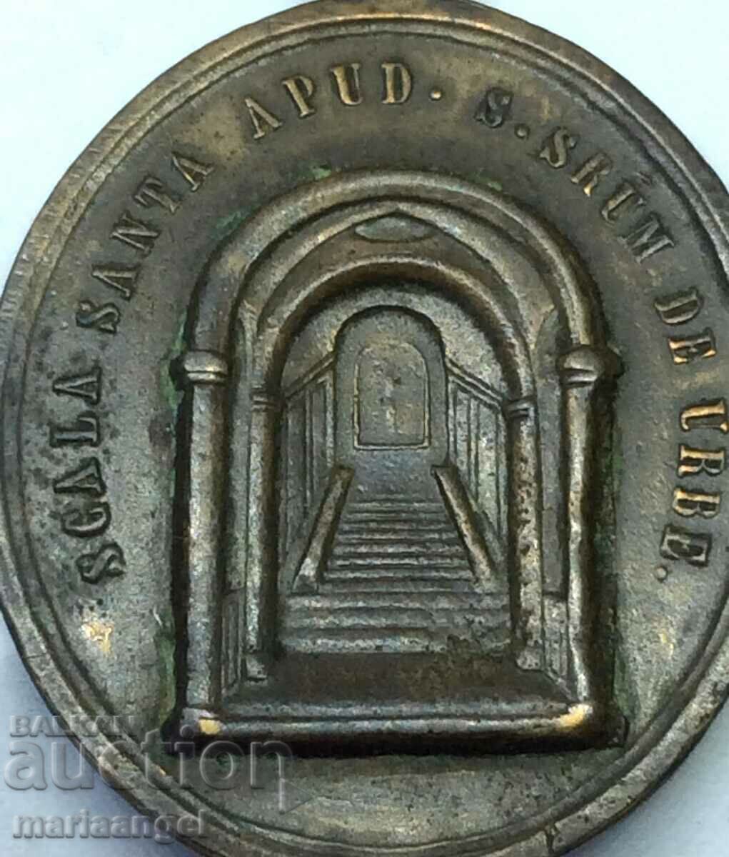 Livrarea medalie Vatican St. Coloana / Hristos (portret atipic) 42mm