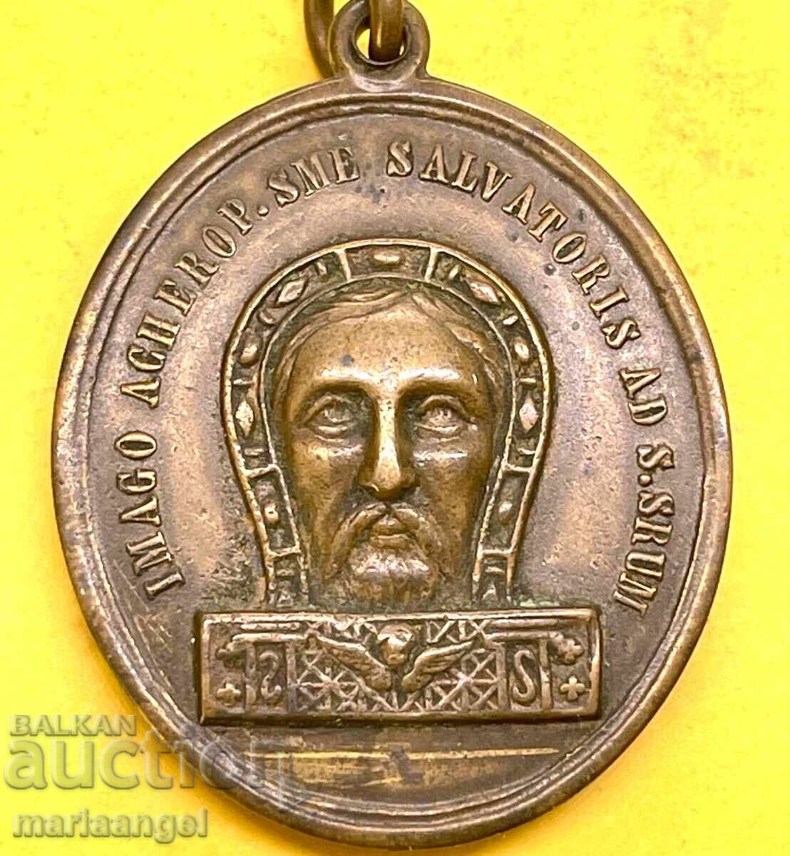 medalie Vatican St. Coloana / Hristos (portret atipic) 42mm