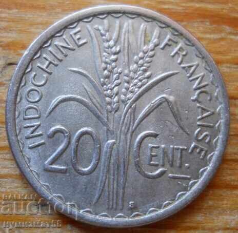 20 сентима 1941 г.  - Френски Индокитай