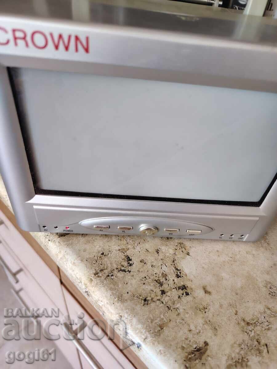 Licitație Televizor vechi, mic, de colecție, alb-negru