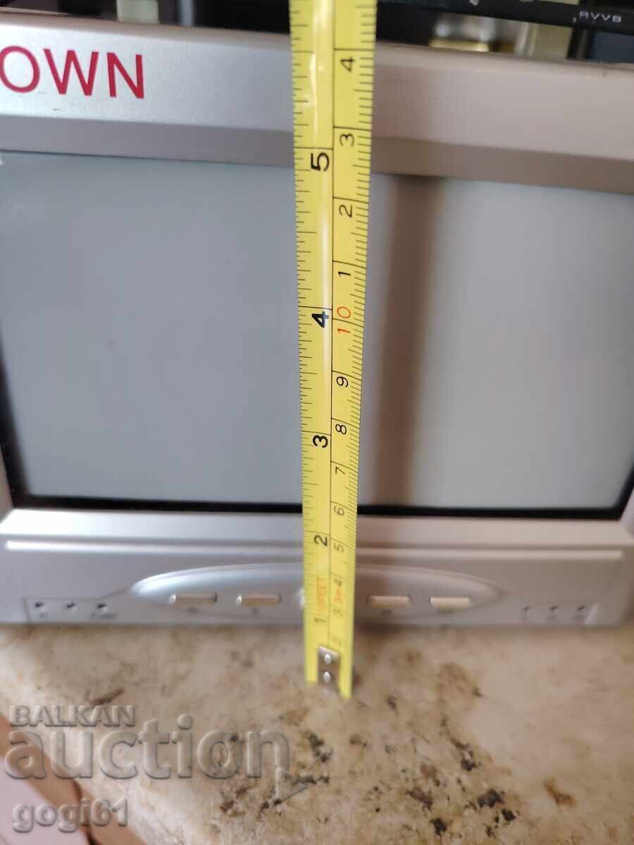 Televizor vechi, mic, de colecție, alb-negru - 7