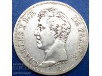 5 Francs 1826 France A - Paris Charles X 37mm 24.85g Silver