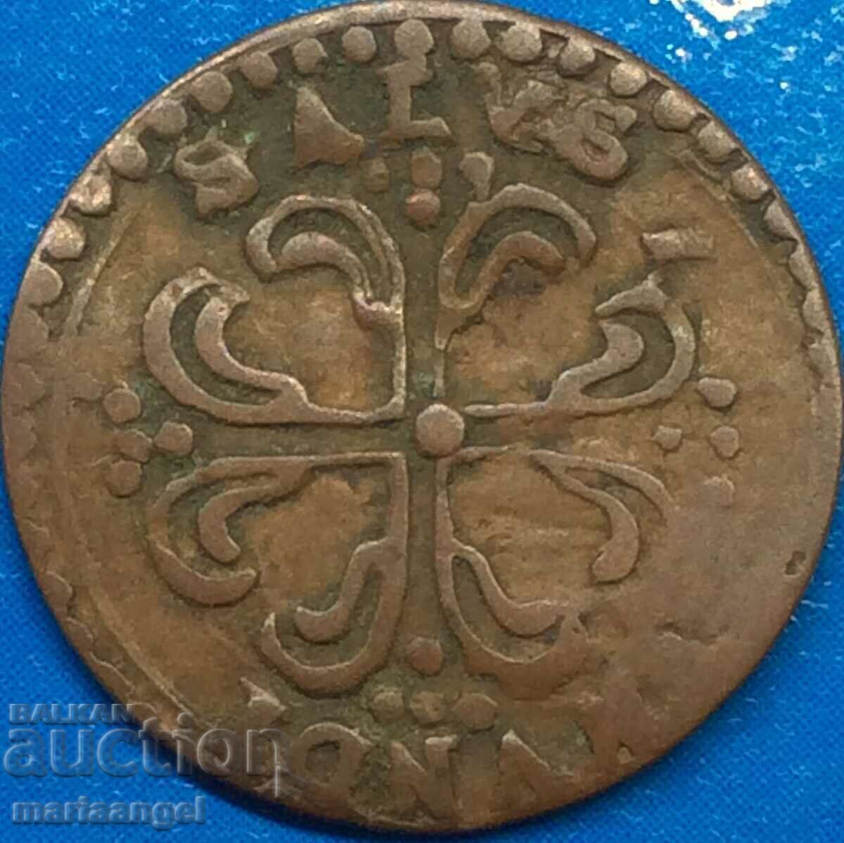 Sessino Francesco Farnese 1700-1727 Piacenza Italy copper with price 18.00 BGN | € 9.20