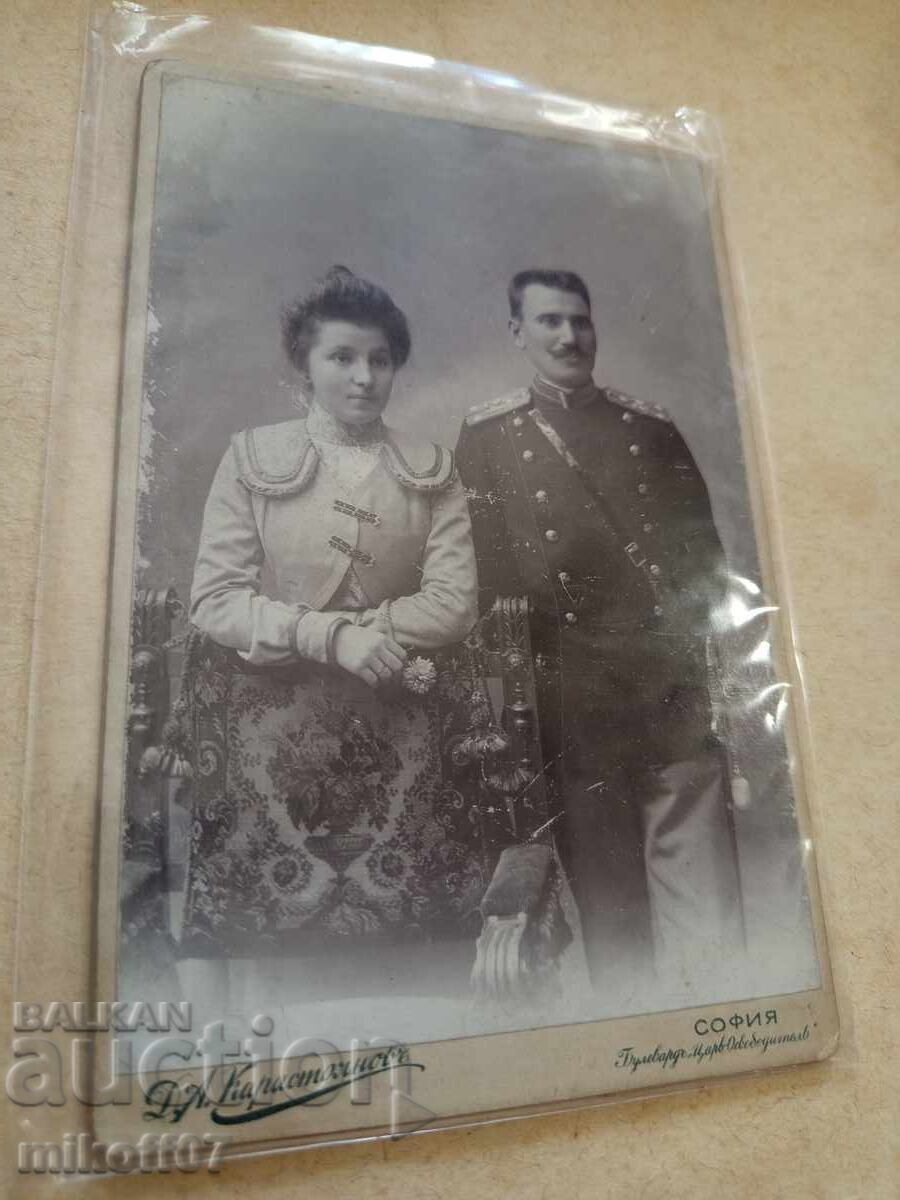 Fotografie pe carton Ofițer Dimitar Karastoyanov Fotografie pe carton Ofițer Dimitar Karastoyanov