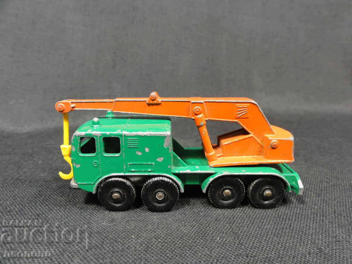 СТАРА РЕТРО МЕТАЛНА КОЛИЧКА MATCHBOX ENGLAND 8 WHEELED CRANE с цена 20.00 лв. | € 10.23