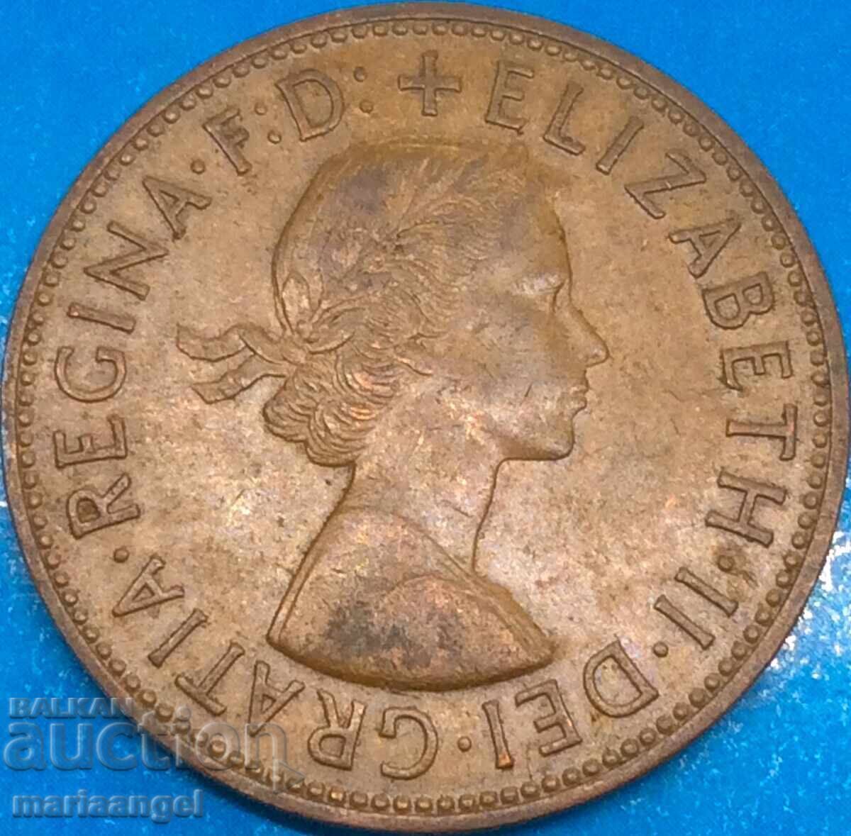 Великобритания 1 пени 1965 30мм Елизавета II бронз с цена 2.01 лв. | € 1.03