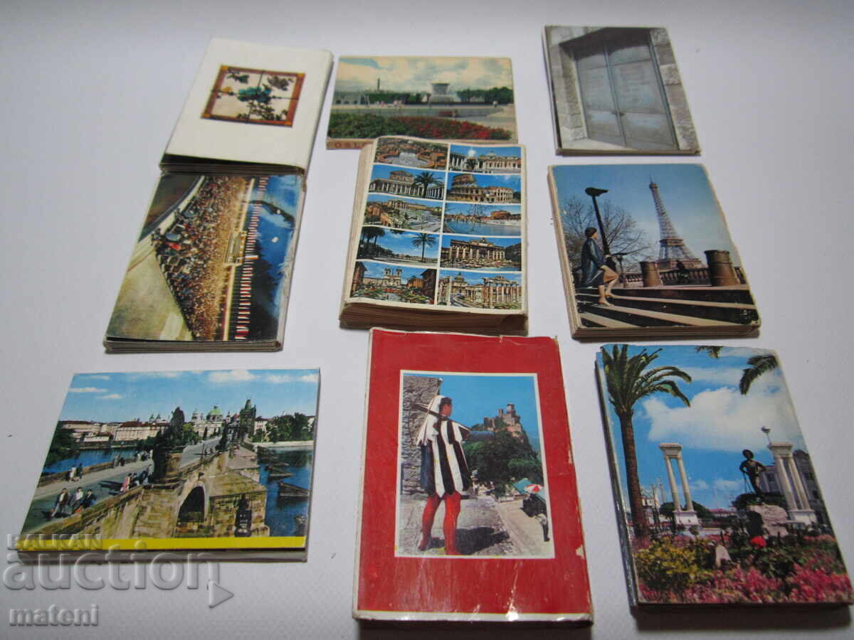 LOT ALBUME FOTO VECHI, CĂRȚI POȘTALE, PARIS, SAN MARINO, ROMA, OSLO cu preț 5.00 BGN | € 2.56