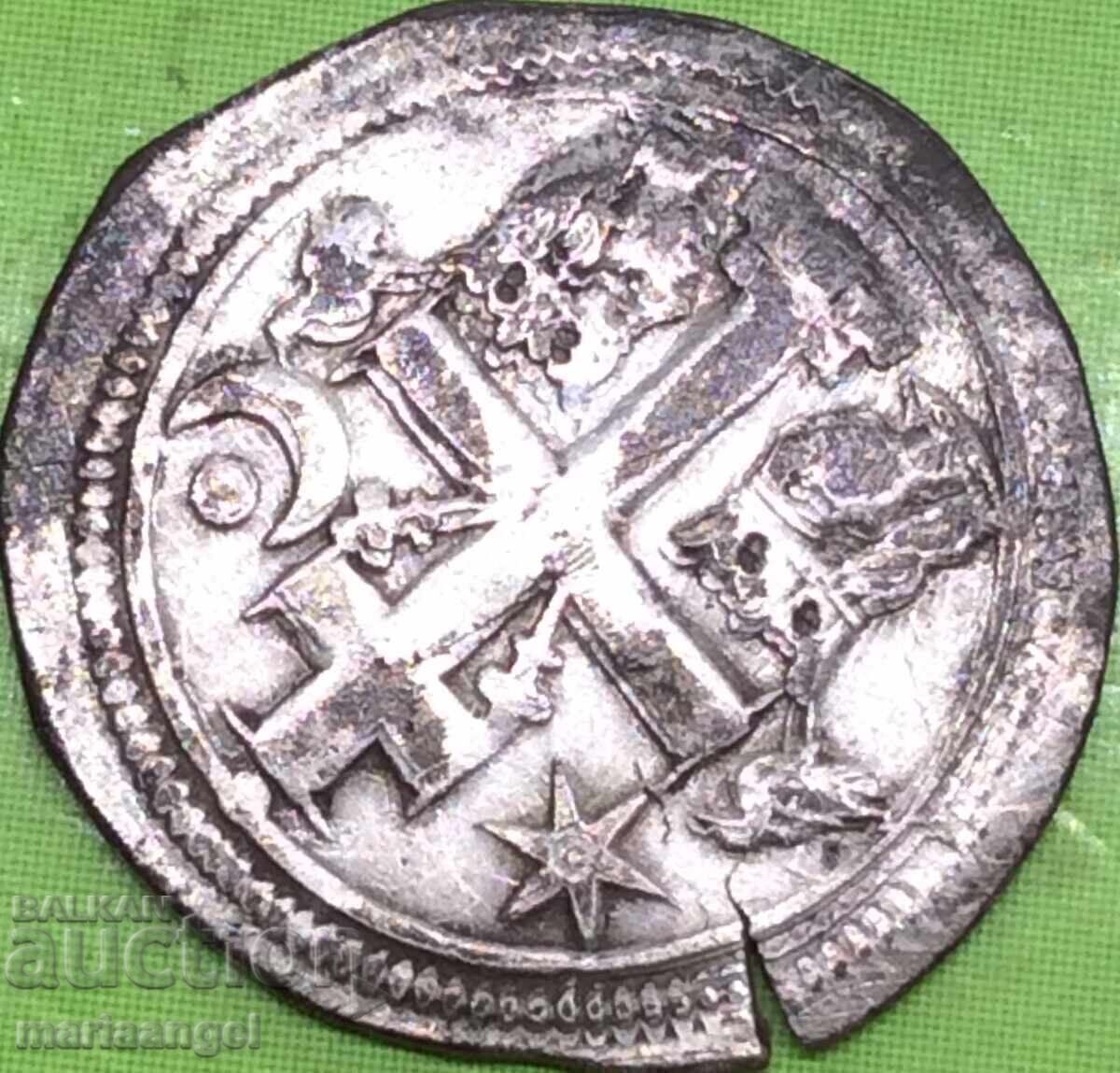 Hungary - Slovenia 1 denar Bela IV silver - 5