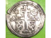 Hungary - Slovenia 1 denar Bela IV silver