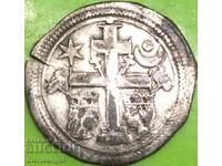 Ungaria - Slovenia 1 denar Bela IV argint