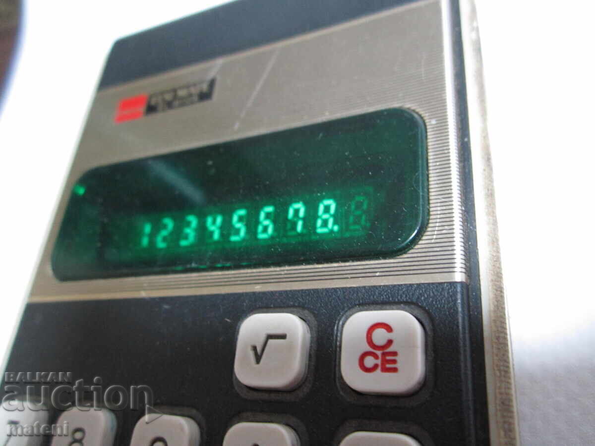 VECHI CALCULATOR JAPONEZ ELKA SHARP EL-8112S FUNCȚIONEAZĂ cu preț 10.00 BGN | € 5.11 VECHI CALCULATOR JAPONEZ ELKA SHARP EL-8112S FUNCȚIONEAZĂ cu preț 10.00 BGN | € 5.11