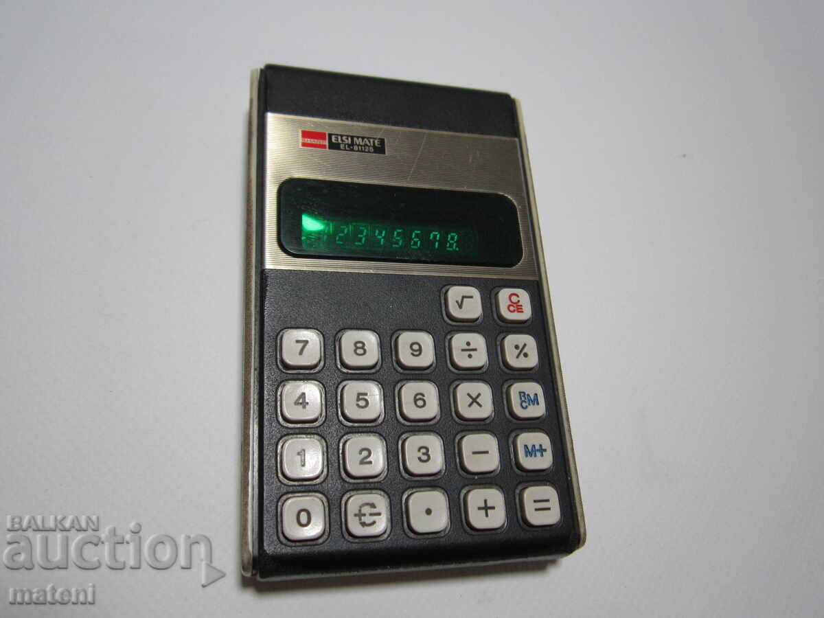VECHI CALCULATOR JAPONEZ ELKA SHARP EL-8112S FUNCȚIONEAZĂ VECHI CALCULATOR JAPONEZ ELKA SHARP EL-8112S FUNCȚIONEAZĂ