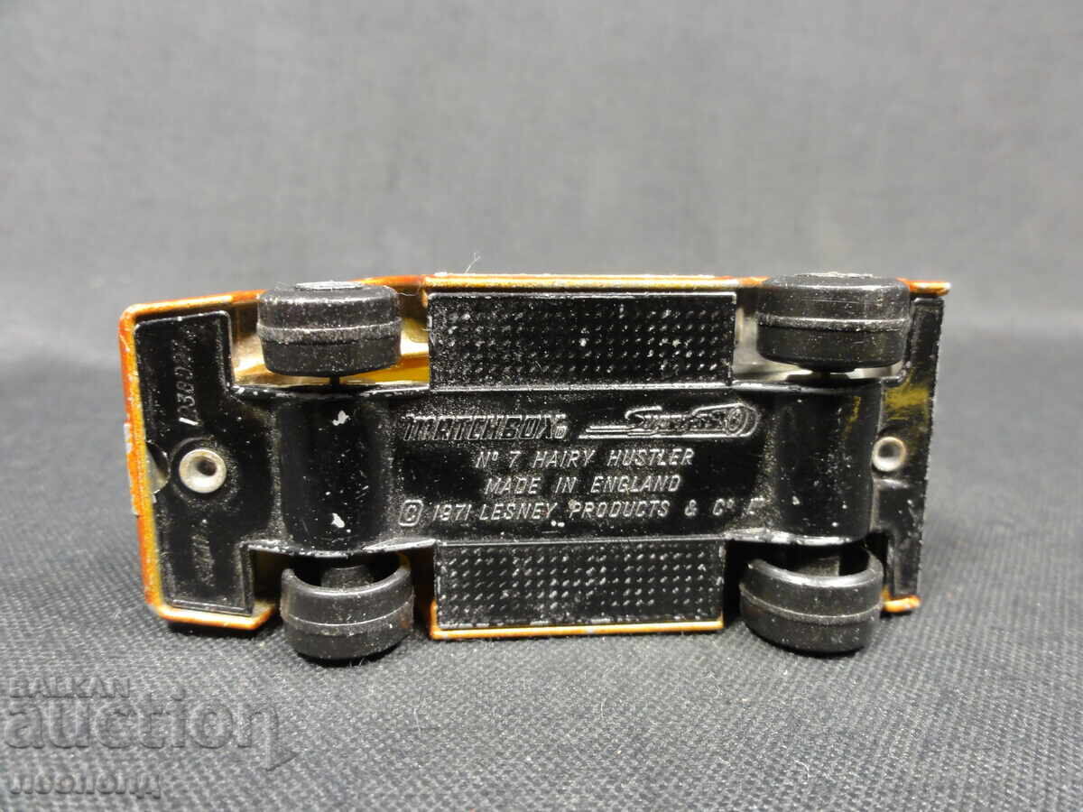 ΠΑΛΙΟ ΡΕΤΡΟ ΜΕΤΑΛΛΙΚΟ ΑΥΤΟΚΙΝΗΤΑΚΙ MATCHBOX ENGLAND HAIRY HUSTLER - 6
