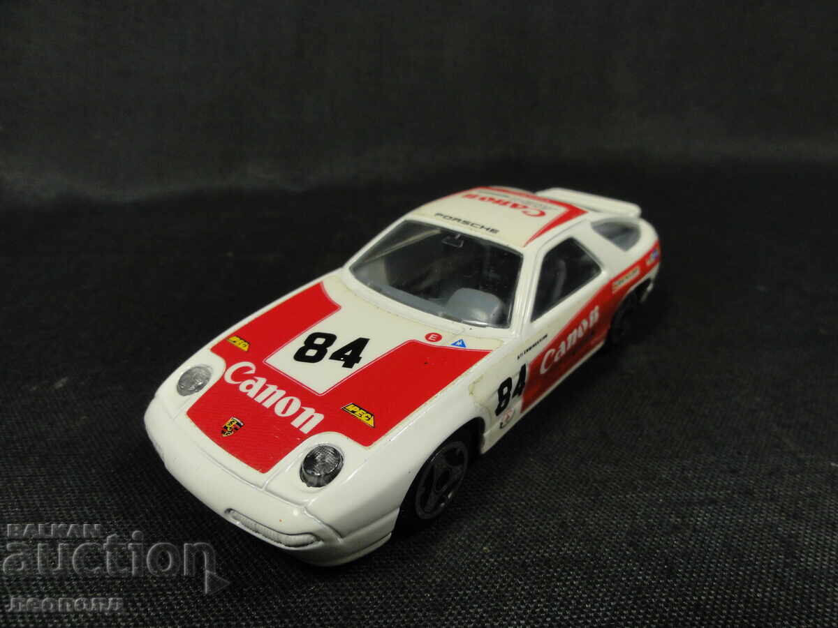 OLD RETRO METAL CAR BURAGO ITALY PORSCHE 928 S4