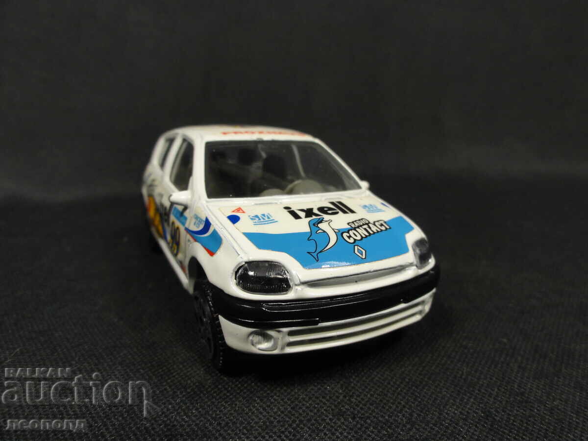 ΠΑΛΑΙΟ ΜΕΤΑΛΛΙΚΟ ΡΕΤΡΟ ΑΥΤΟΚΙΝΗΤΟ BURAGO ITALY RENAULT CLIO - 5